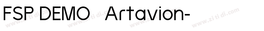 FSP DEMO   Artavion字体转换